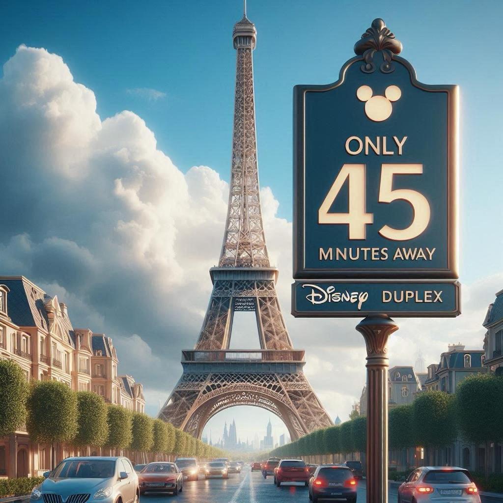 Duplex Disney Coupvray Eksteriør bilde